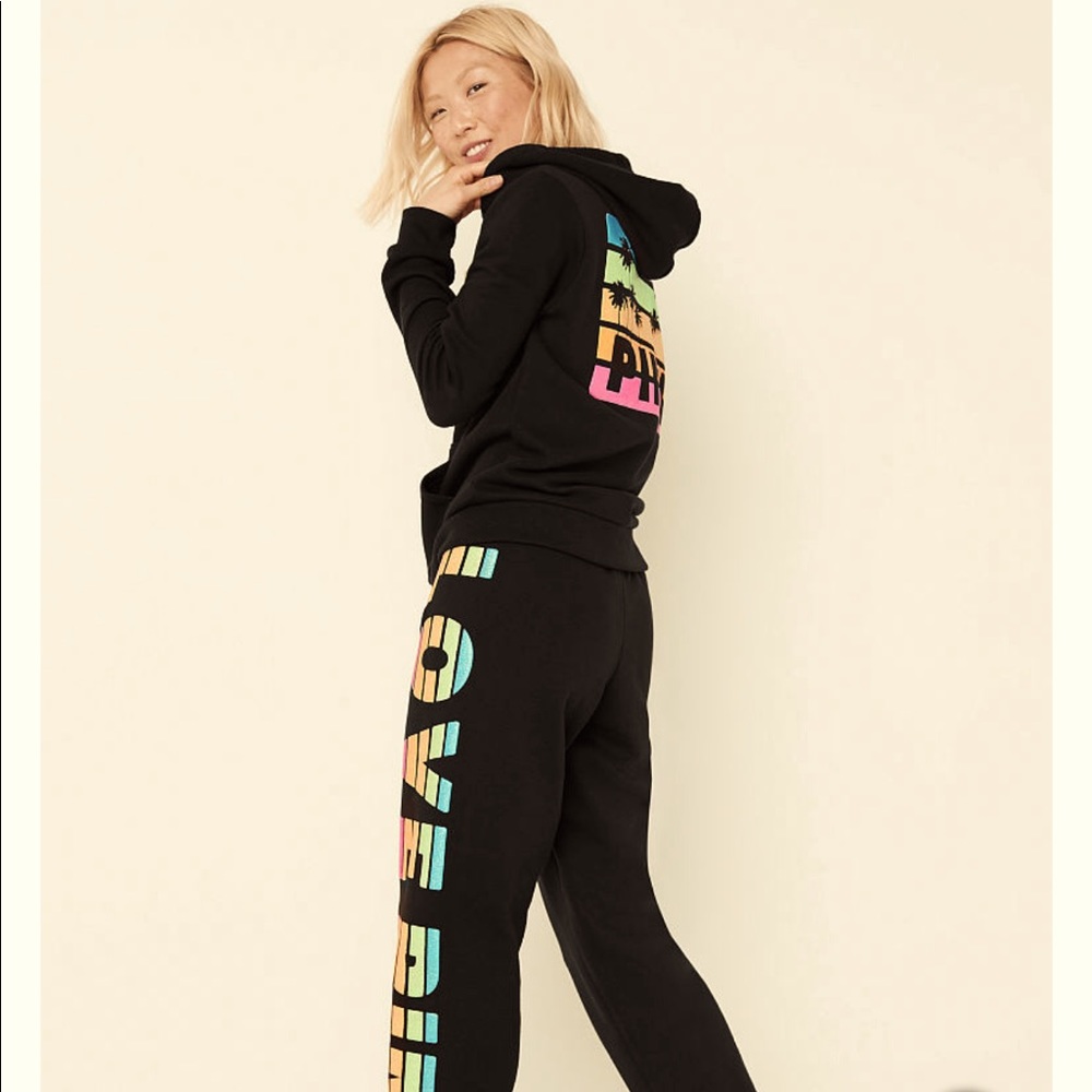 Victoria secret pink set hoodie and sweatpants